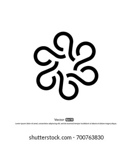 Circle of ornamental elements