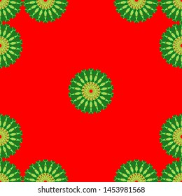 circle ornamental seamless pattern, colorful design. Can be used for wallpaper, surface textures, textile, background, etc. 