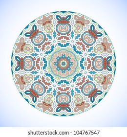 Circle ornament.vector illustration.