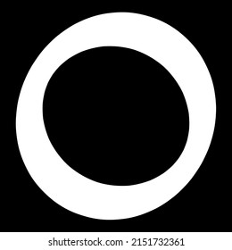 Circle, oval, ellipse geometric abstract irregular, asymmetric shape, element