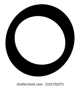 Círculo, ovalado, abstracto geométrico elipse irregular, forma asimétrica, elemento