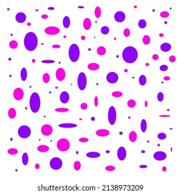 Circle and oval vector design background