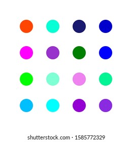 circle pallete colors trends 2020