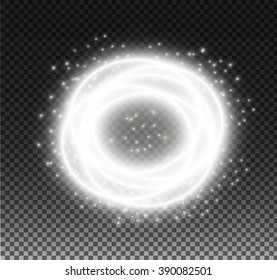 circle particle on a transparent background
