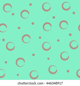 Circle pastel seamless pattern. Fashion graphic background design. Modern stylish abstract texture. Colorful template for prints, textiles, wrapping, wallpaper, website. VECTOR illustration