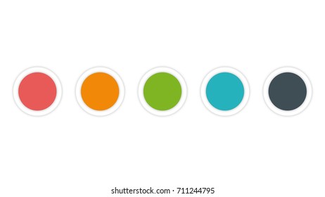 Circle pastel vector. paper cut circle. Free space for text.
