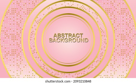 circle pattern in 3d, abstract background