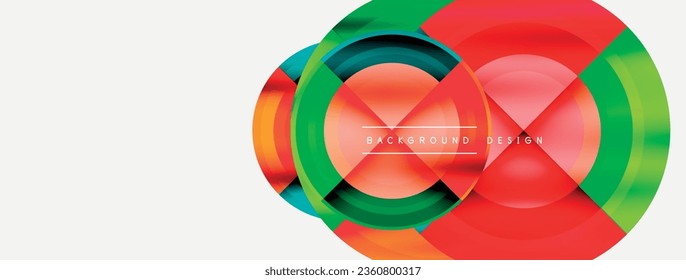 Circle pattern background. Abstract backgrounds bundle for wallpaper, banner, background, landing page, wall art, invitation, prints, posters
