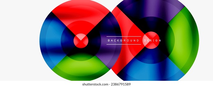 Circle pattern background. Abstract backgrounds bundle for wallpaper, banner, background, landing page, wall art, invitation, prints, posters