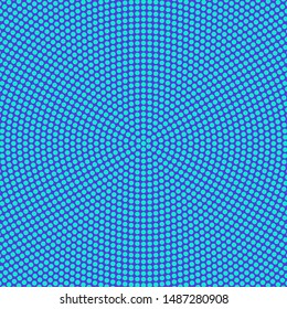 Circle pattern background - abstract vector illustration from dots