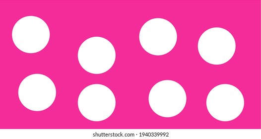 circle pattern background. Pink and white. Can be used for print, banner, wallpaper, additional elements, etc.