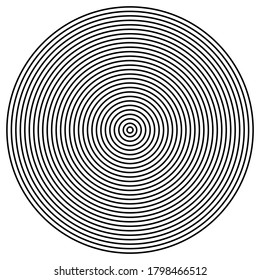 Circle pattern background. Spiral vector illustration.