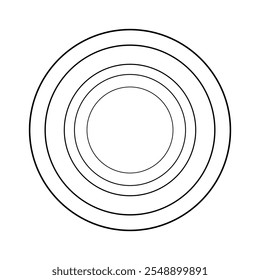 circle pattern background vector design in white area