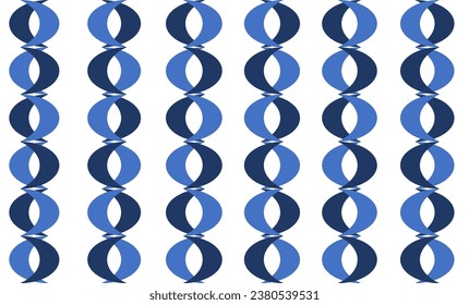 Circle pattern in Blue and dark blue, repeat, replete pattern, endless fabric pattern design for fabric printing or t-shirt screen
