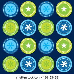 circle pattern with blue and green color perfect for cheerful background