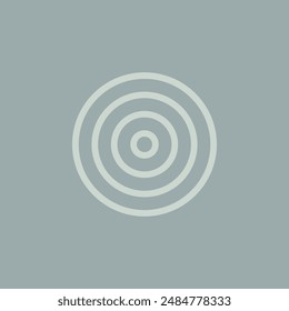 Circle pattern border frame illustration design
