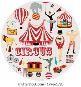 Circle pattern of the circus