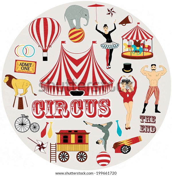 Circle pattern of the\
circus