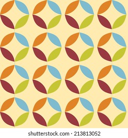 Circle pattern colored background to bring your design ideas and business