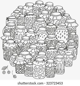 1,854 Jam coloring book Images, Stock Photos & Vectors | Shutterstock