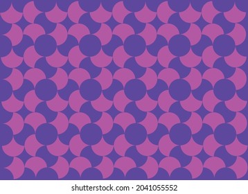 Circle Pattern Design Vector Background