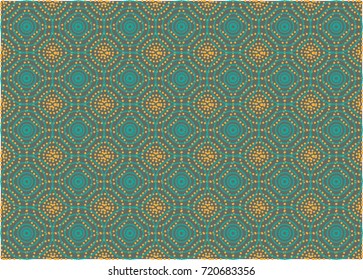 circle pattern with dots line vector design for wallpaper, textile, background. Set 3