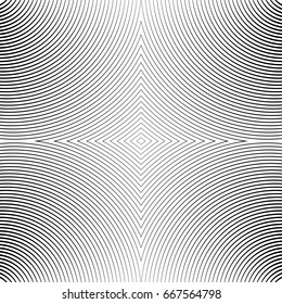 Circle pattern with dynamic, irregular lines