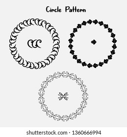 Circle Pattern Florar Vintage