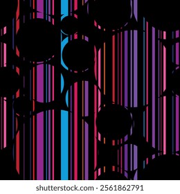 circle pattern geometric fabric design
