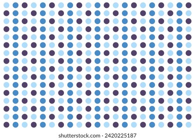 Circle pattern laid on a white background. Vector illustration