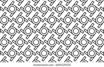 Circle pattern luxury background geometric design abstract round shapes motif. seamless vector graphic elements colorful texture. Modern geometrical decoration textile fabric 
