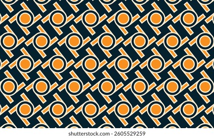 Circle pattern luxury background geometric design abstract round shapes motif. seamless vector graphic elements colorful texture. Modern geometrical decoration textile fabric 