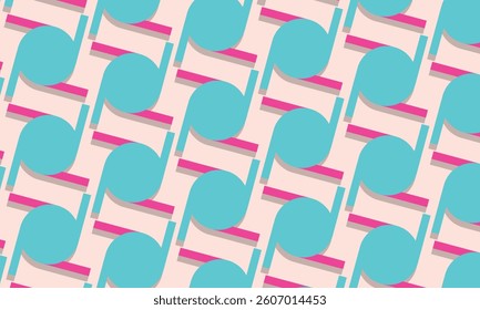 Circle pattern luxury background geometric design abstract round shapes motif. seamless vector graphic elements colorful texture. Modern geometrical decoration textile fabric