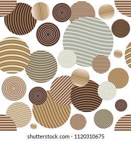 Circle pattern. Modern stylish texture. Repeating spiral abstract background for wallpaper.