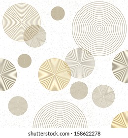 Circle Pattern. Modern Stylish Texture. Repeating Spiral Abstract Background For Wallpaper.