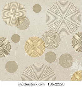 Circle pattern. Modern stylish texture. Repeating spiral abstract background for wallpaper.