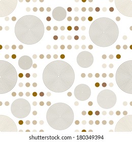 Circle pattern. Modern stylish texture. Repeating spiral abstract background for wallpaper. 