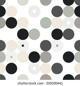 Circle pattern. Modern stylish texture. Repeating spiral abstract background for wallpaper. 