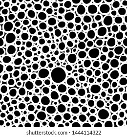 Circle pattern monochrome illustration design