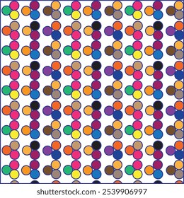 Circle pattern on a white background