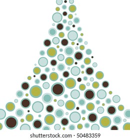 circle pattern on white background, Vector illustration