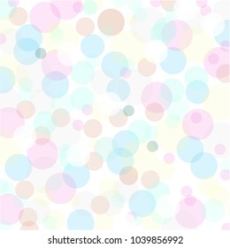 Circle Pattern Pastel Color Background Wallpaper Illustration Design