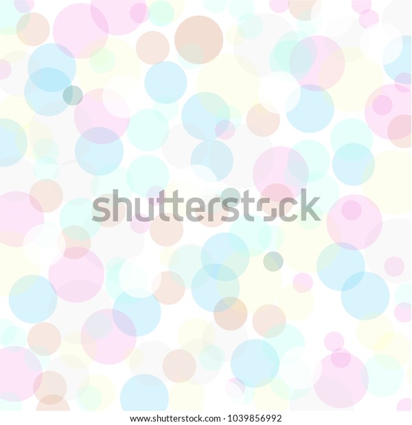 Circle Muster Pastellfarbener Hintergrund Tapete Design Stock Vektorgrafik Lizenzfrei