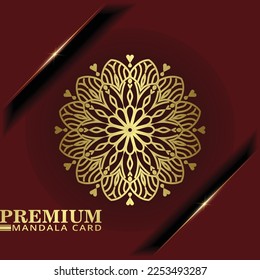 Zirkelmuster Blütenblume Mandala mit goldener Farbe, Vektor Blütenkraft Mandala einzigartiges Design mit grünem jadenem Hintergrund,handgezeichnet Muster,Konzept Seele Kraft,spirituelle