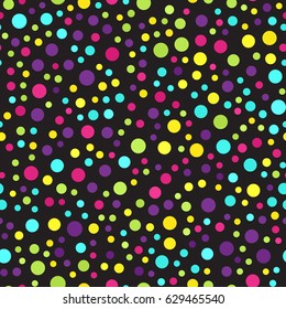 Circle pattern. Seamless vector