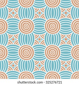 Circle pattern. Seamless vector pattern with rounds. Can be used for wallpaper, pattern fills, web page background, surface textures, textile, packing.