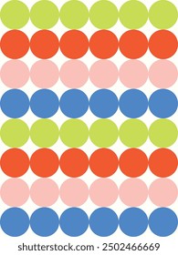 Plantilla de patrón circular. Ilustración vectorial.