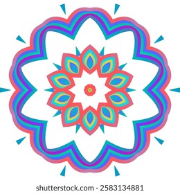circle pattern Traditional Indonesian batik for decorating tile designs, walls, floors and commercial textile products	