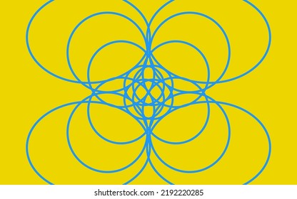 circle pattern vector illustration, colorful simple template, bright color background