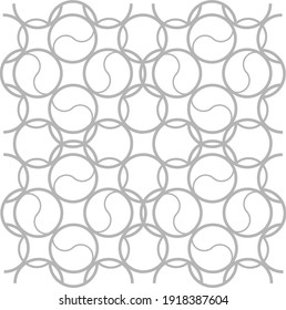 Circle Pattern Vector. Perfect for Background, Decoration, Wallpaper, Textile, Etc.